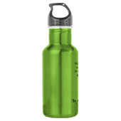 Grappige afgelegen kat water fles appel (Achterkant)