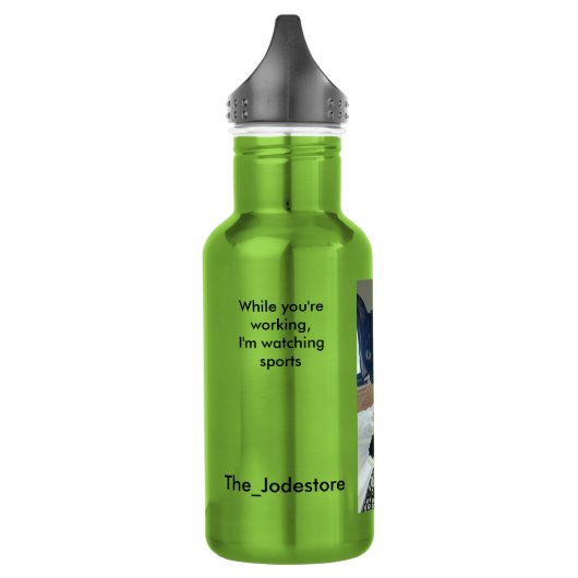 Grappige afgelegen kat water fles appel (Links)