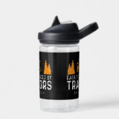 Grappige afgeleid tractoren voeg naam toe waterfles (Links)