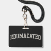 Grappige Afgestudeerde Hogeschool Afstuderen Sarca Badge (Voorzijde met lanyard)