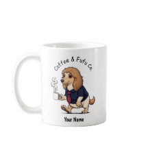 Grappige Afghaanse windhond hond zakelijke pak kof