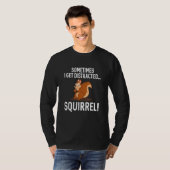 GRAppige AFLEIDDE EKHOORN Dierentuin Boerderij T-shirt (Voorkant volledig)