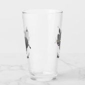 Grappige Afrikaanse wrattenzwijn cartoon gepersona Glas (Links)