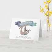 Grappige afscheidskaart voor collega's - Hou conta Kaart (Gele Bloem)