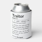 Grappige afscheidsmedewerker, collega die baan ver blikjeskoeler (Blikje Voorkant)