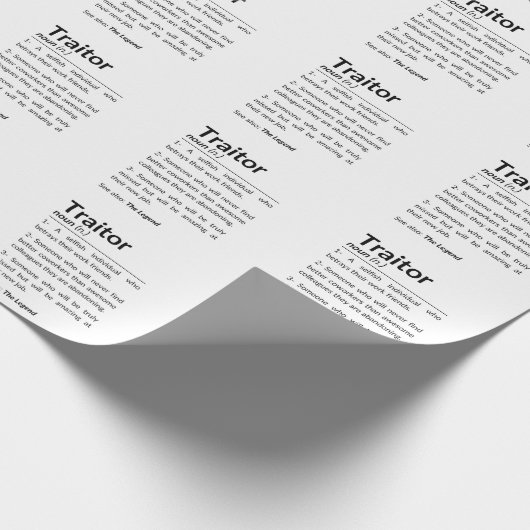 Grappige afscheidsmedewerker, collega die baan ver cadeaupapier (Hoek)