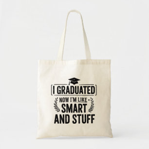 Grappige Afstudeer Ceremonie Slim en Meer Tote Bag