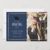 Grappige afstudeeraankondiging kaart (Voorkant)