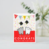 Grappige Afstuderen 2025 Briefkaart (Staand voorkant)