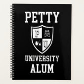 Grappige afstuderen alma mater Petty University Planner (Voorkant)