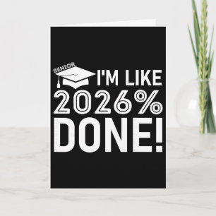 Grappige Afstuderen Cl Van 2026 Senior Ik Ben Als Kaart