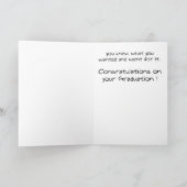 Grappige Afstuderen Kaarten: Beaver Teen Probleem Kaart (Binnen)