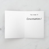 Grappige Afstuderen Kaarten: De Rat Race Kaart (Binnen)