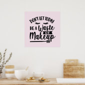 grappige afvalmake-up Kunstenaar Poster (Keuken)