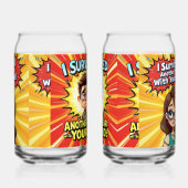 Grappige afwerking van de opvoeder blikvorm glas (Rechts)