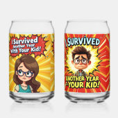 Grappige afwerking van de opvoeder blikvorm glas (Achterkant)