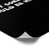 Grappige Aggressieve Quote Eerlijk Gezegd, Ik Kan Poster (Hoek)