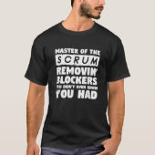 Grappige Agile Development Scrum Master T-shirt (Voorkant)
