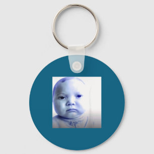 Grappige Ai Baby Meme Grafische Illustratie Sleutelhanger