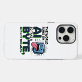 Grappige AI Byte Quote – Tech Geek Humor iPhone Hoesje (Achterkant horizontaal)