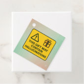 Grappige AI-cadeaubijlage – “Bevat mogelijk halluc Bedankjes Labels (In situ)