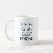 Grappige AI/Chatbot Geeky Tech Enthousiast Eigen N Koffiemok (Links)