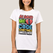 Grappige AI-codequote – programmeurshumor T-shirt (Voorkant)
