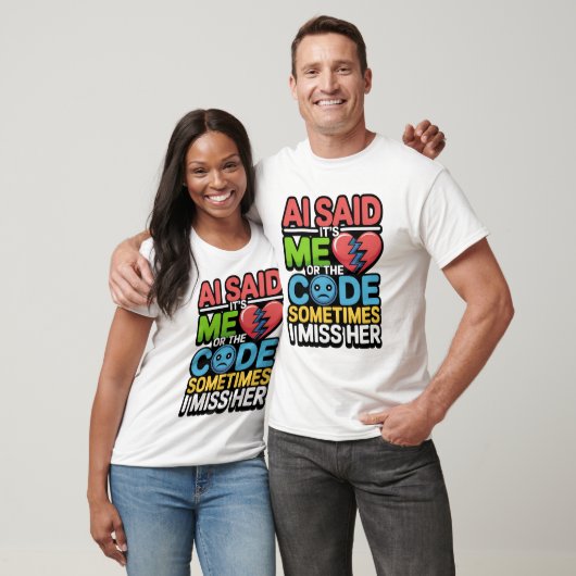 Grappige AI Coding Quote – Programmeur Humor T-shirt (Unisex)