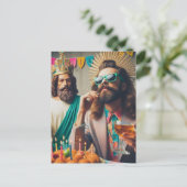 Grappige AI gegenereerde kunst Gelukkige Verjaarda Briefkaart (Staand voorkant)