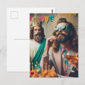 Grappige AI gegenereerde kunst Gelukkige Verjaarda Briefkaart (Voorkant / Achterkant)