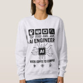 Grappige AI-ingenieur Codeur Programmeur Ontwikkel Trui (Voorkant)