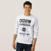 Grappige AI-ingenieur Codeur Programmeur Ontwikkel Trui (Voorkant volledig)