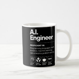 Grappige AI-ingenieur Koffiemok