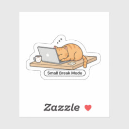 Grappige AI-katmeme – “Wacht even, ik vraag het mi Sticker