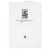 grappige akita glimlachend hond afbeelding realist (Achterkant)