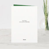 Grappige Akita hond klaar voor kerst Feestdagen Kaart (Achterkant)