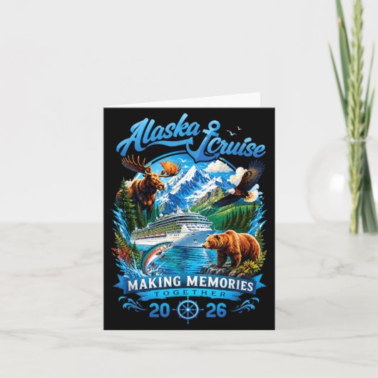 Grappige Alaska-cruise maakt herinneringen samen 2 Kaart (Voorkant)