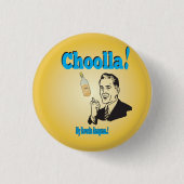 Grappige Alcohol Anagram Humor Ronde Button 3,2 Cm (Voorkant)