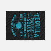 Grappige Alcohol Tequila Margarita Cadeau Cinco De Fleece Deken (Voorkant (Horizontaal))