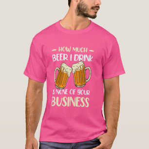 Grappige alcoholische grappen Beer gooien Alcohol T-shirt