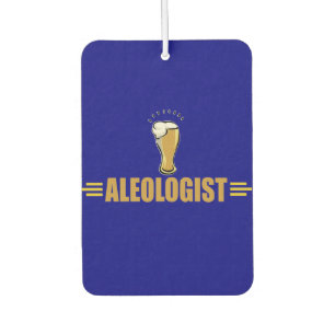 Grappige Aleoloog Beer Drinker's Luchtverfrisser