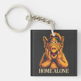 Grappige Alf Thuis Alleen Schreeuw Parodie 80s Nos Sleutelhanger