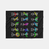 Grappige Algebra Dans Functie Wiskunde Docent Geek Fleece Deken (Voorkant (Horizontaal))