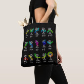 Grappige Algebra Dans Functie Wiskunde Leraar Geek Tote Bag (Dichtbij)