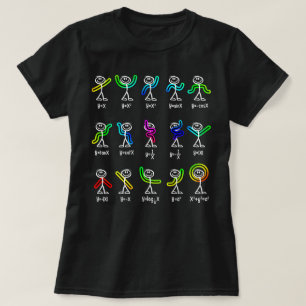 Grappige Algebra Dansfunctie Wiskunde Docent Geek T-shirt