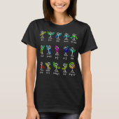 Grappige Algebra Dansfunctie Wiskunde Docent Geek T-shirt (Voorkant)