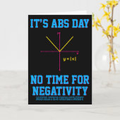 Grappige Algebra Het is Abs Dag Wiskunde Docent Wi Kaart (Gele Bloem)