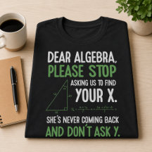 Grappige Algebra Wiskundeleraar Cadeau Stop met vr