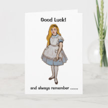 Grappige Alice Lucky Rabbit Veel Geluk