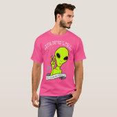 Grappige Alien Believer Ufo T-shirt (Voorkant volledig)